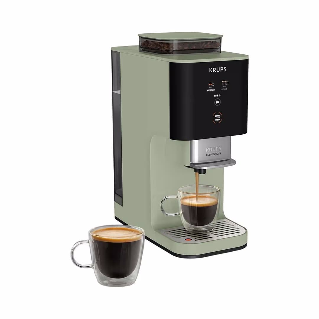 Krups COFFEE CRUSH Kaffeevollautomat – mint green