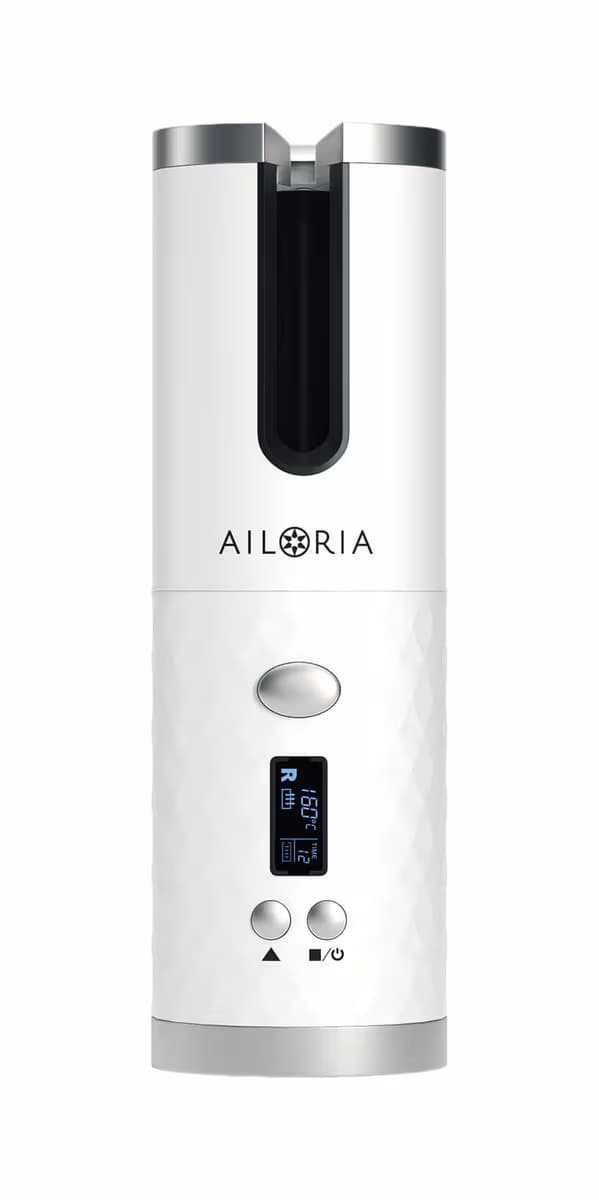 Ailoria REVOLUTIONNE Auto-Curler Crystal White Automatischer Curler – Lockenstab – weiss