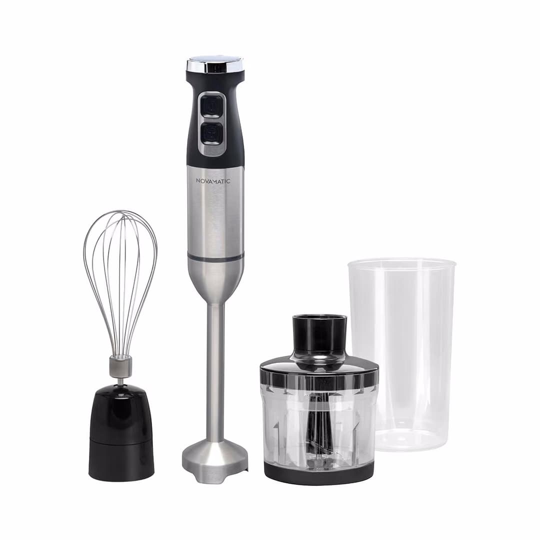 Novamatic Mastermix SB 1500 Set Stabmixer – schwarz / silber
