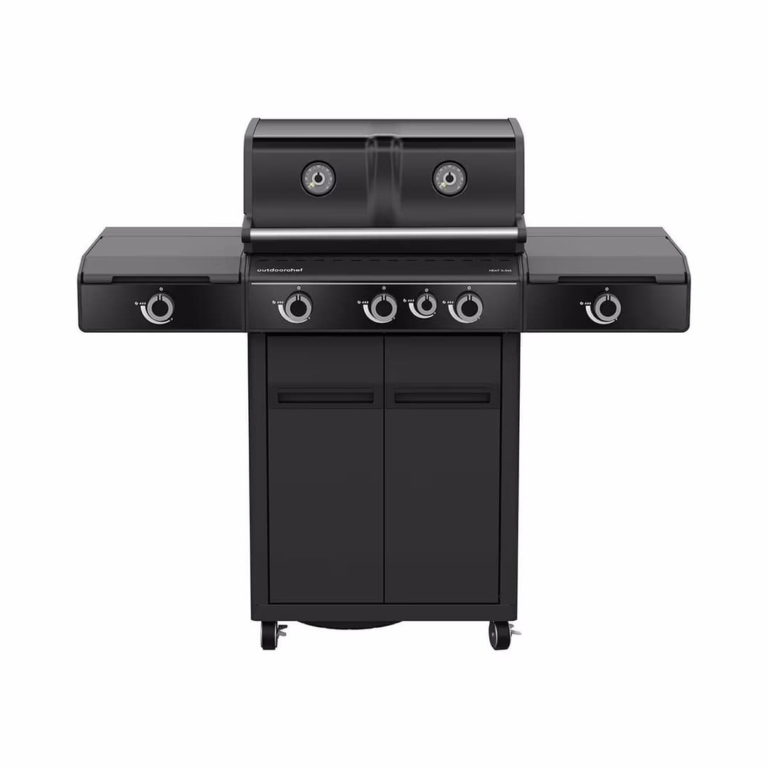 OUTDOORCHEF HEAT X-345 RB 50MBAR Grillstation – Gasgrill – schwarz