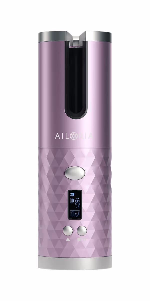 Ailoria REVOLUTIONNE Auto-Curler Amethyst Automatischer Curler – Lockenstab – weiss
