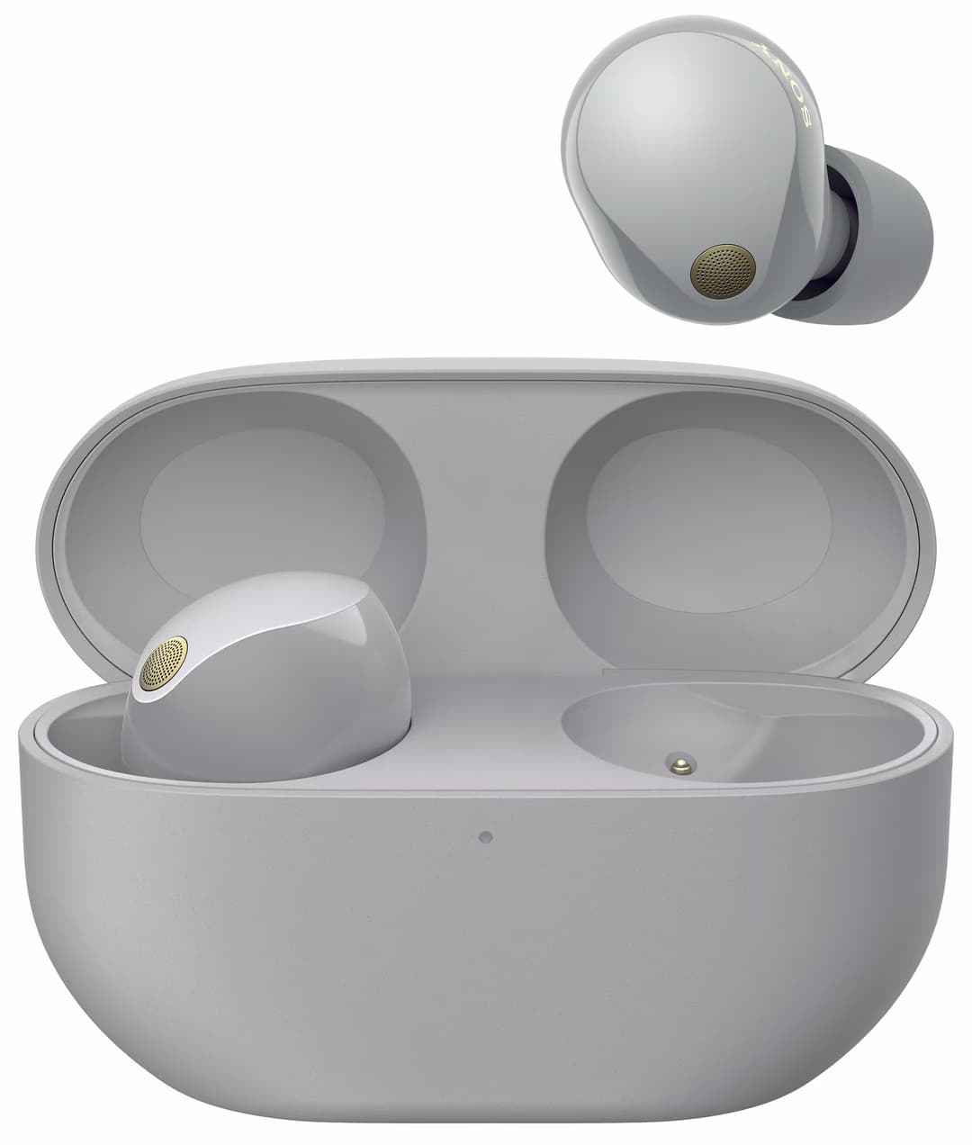 Sony WF-1000XM5 Silver Handy Headset – In Ear Kopfhörer – silber