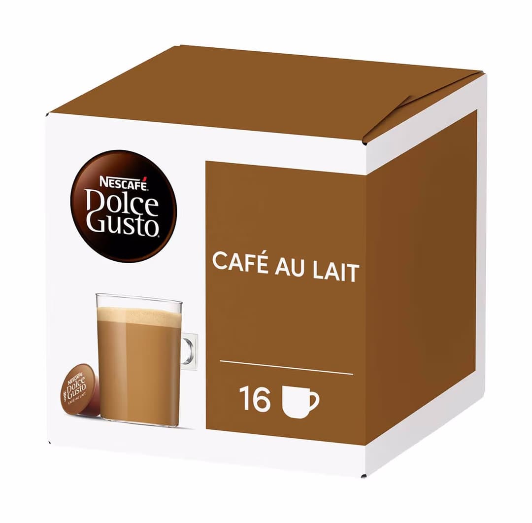 NESCAFE Dolce Gusto Café au lait 16 Kaffeeportionen – Dolce Gusto Kapseln