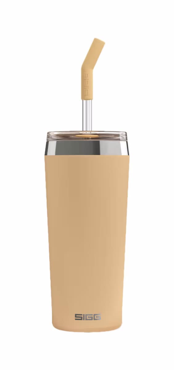 Sigg HELIA MUTED PEACH 0.6 L Reisebecher – Trinkflasche/Thermosflasche/Shaker
