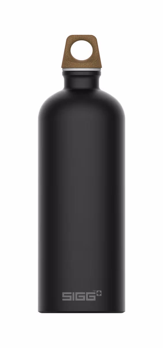 Sigg Traveller MyPlanet Direction Plain 1.0 L Trinkflasche – Trinkflasche/Thermosflasche/Shaker – schwarz