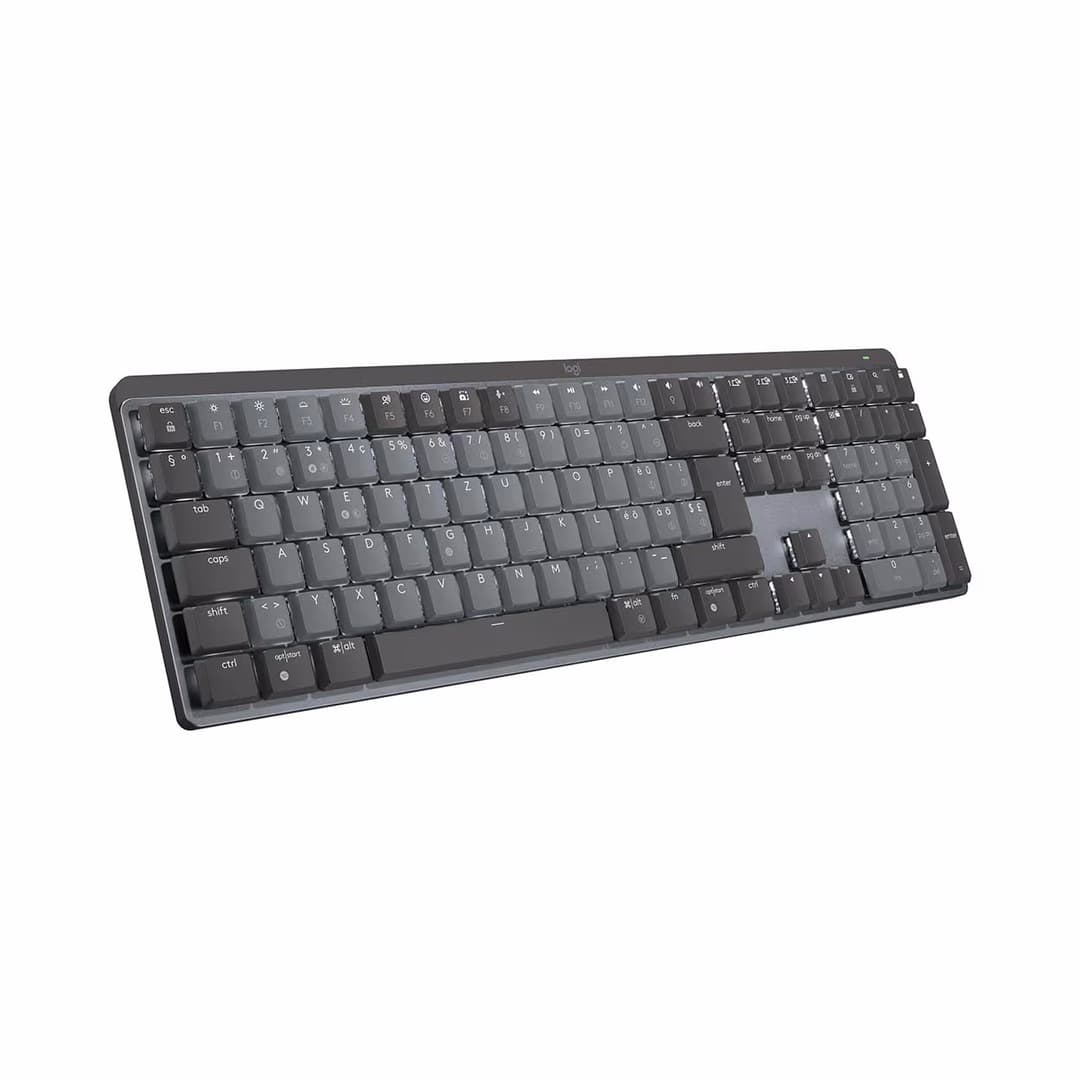 Logitech MX Mechanical Tastatur - CH-Layout Kabellose Tastatur – Tastatur/Keyboard – grafit