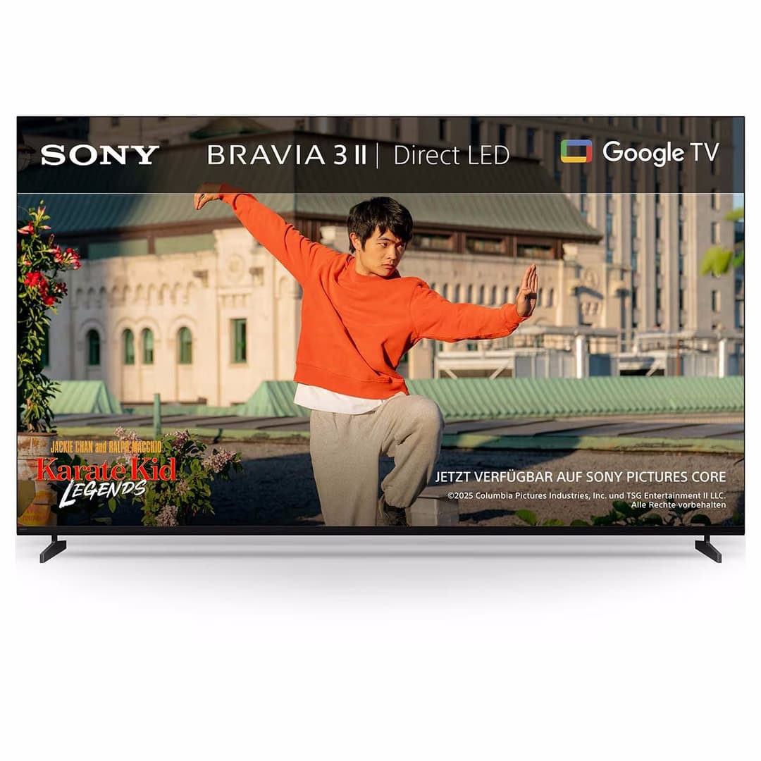 Sony BRAVIA 3II Direct-LED TV - 43", 4K QFHD, Google TV, 2026 Fernseher – schwarz