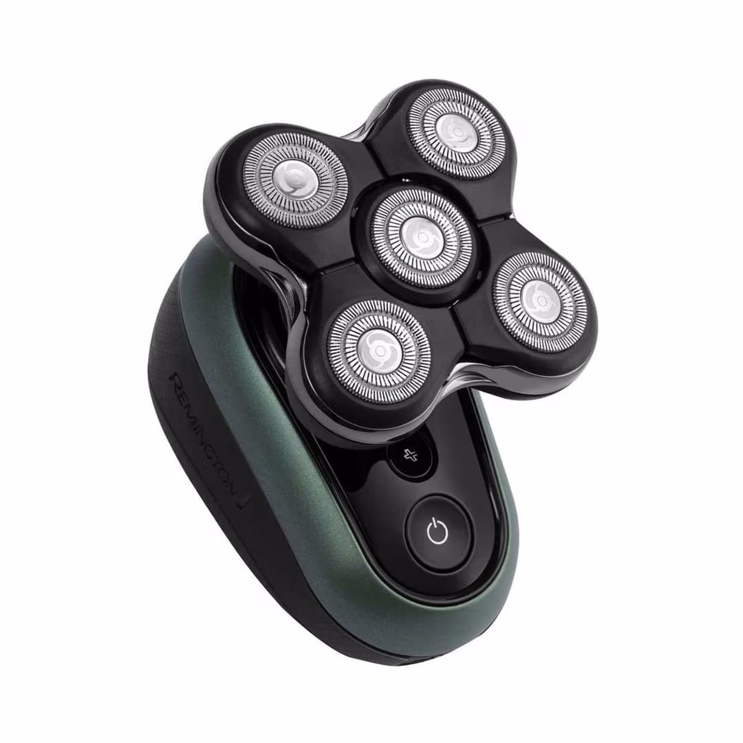 Remington Ultimate Series RX7 XR1600 Glatzenrasierer – Rasierer/Rasierapparat – schwarz / grün