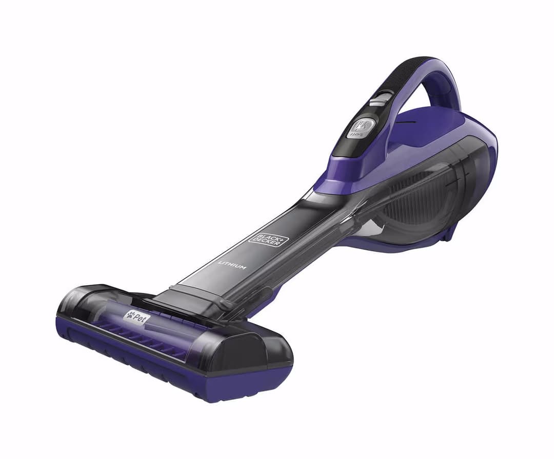 Black Decker DVA325JP07-QW Akku-Handstaubsauger – schwarz / lila