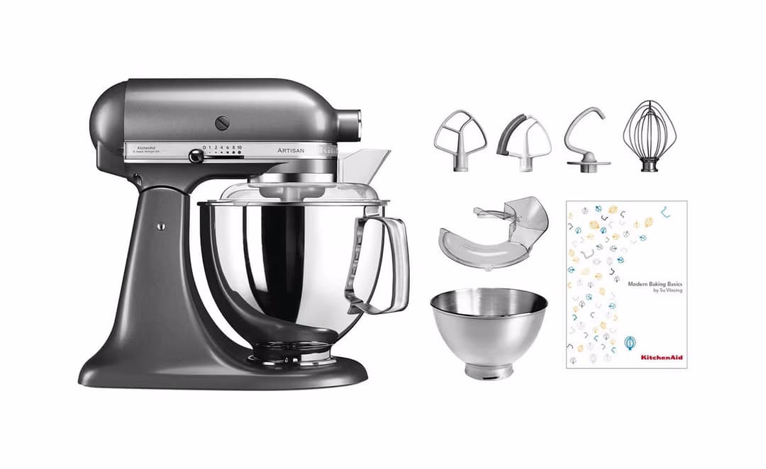 KitchenAid KSM 200 Medaillon Silber Swiss Edition Küchenmaschine