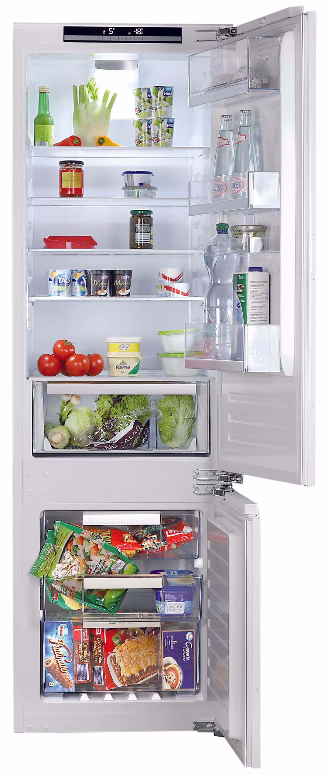 Novamatic EKI 6014.2 NF R Kühlschrank mit Gefrierfach vollintegriert – Einbaukühlschrank mit Gefrierfach 55 cm vollintegriert