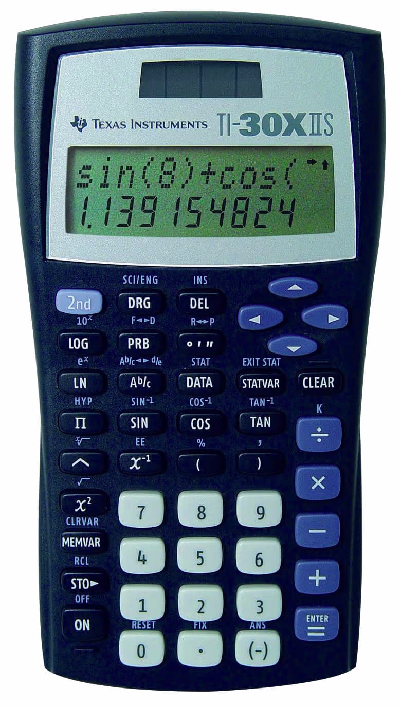 Texas Inst. TI-30XII SOLAR Schulrechner – Taschenrechner/Tischrechner