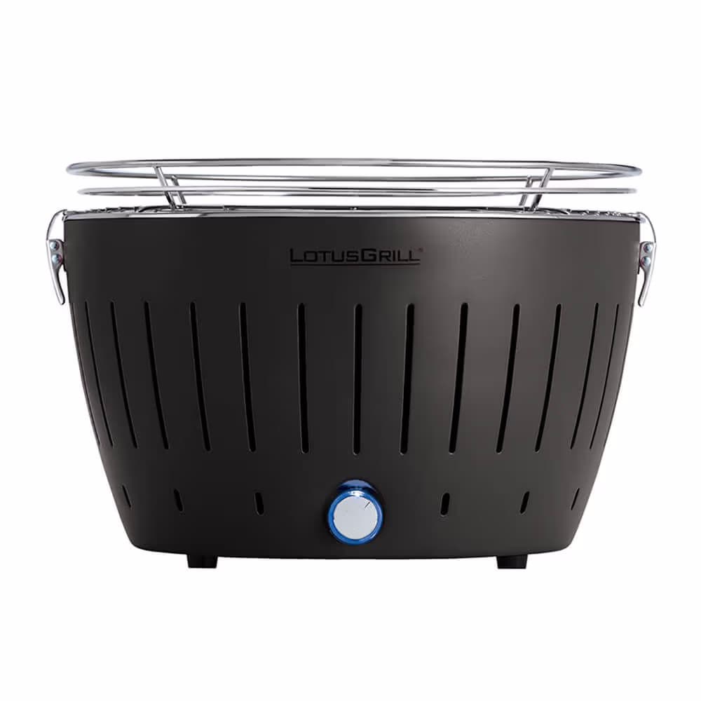 LotusGrill Original Anthrazit Holzkohlegrill – Holzkohlegrill/Kohlegrill – anthrazitgrau