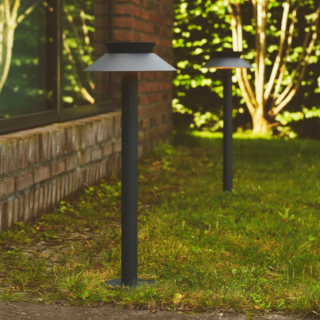 Justina Solar Gartenleuchte Anthracite - Nordlux - Metall - Einflammig