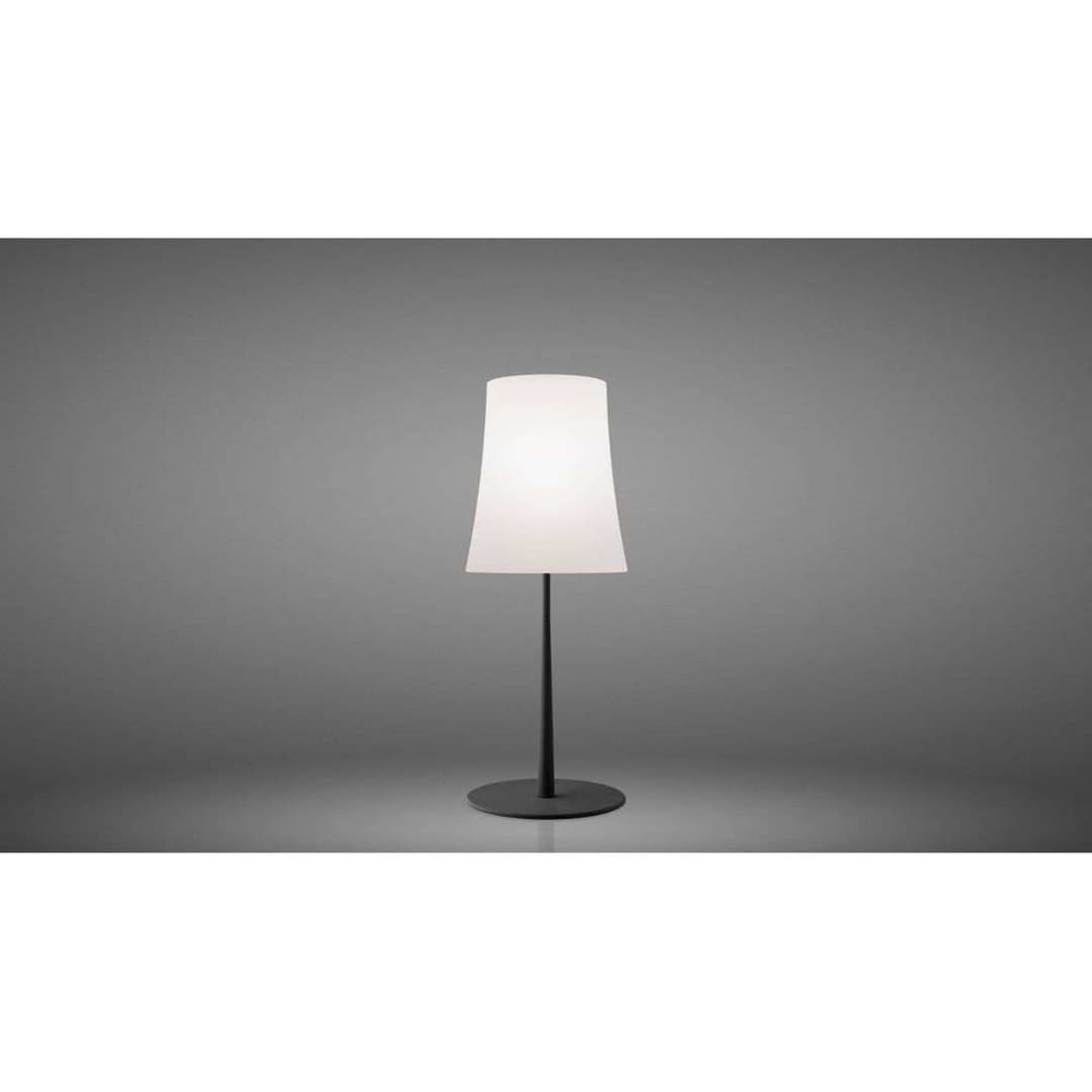Birdie Easy Grande Tischleuchte Black - Foscarini - Wohnzimmer - Metall