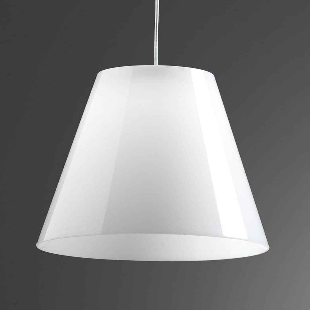 Dina Pendelleuchte Weiß - Rotaliana - Wohnzimmer - Design - Kunststoff - Einflammig