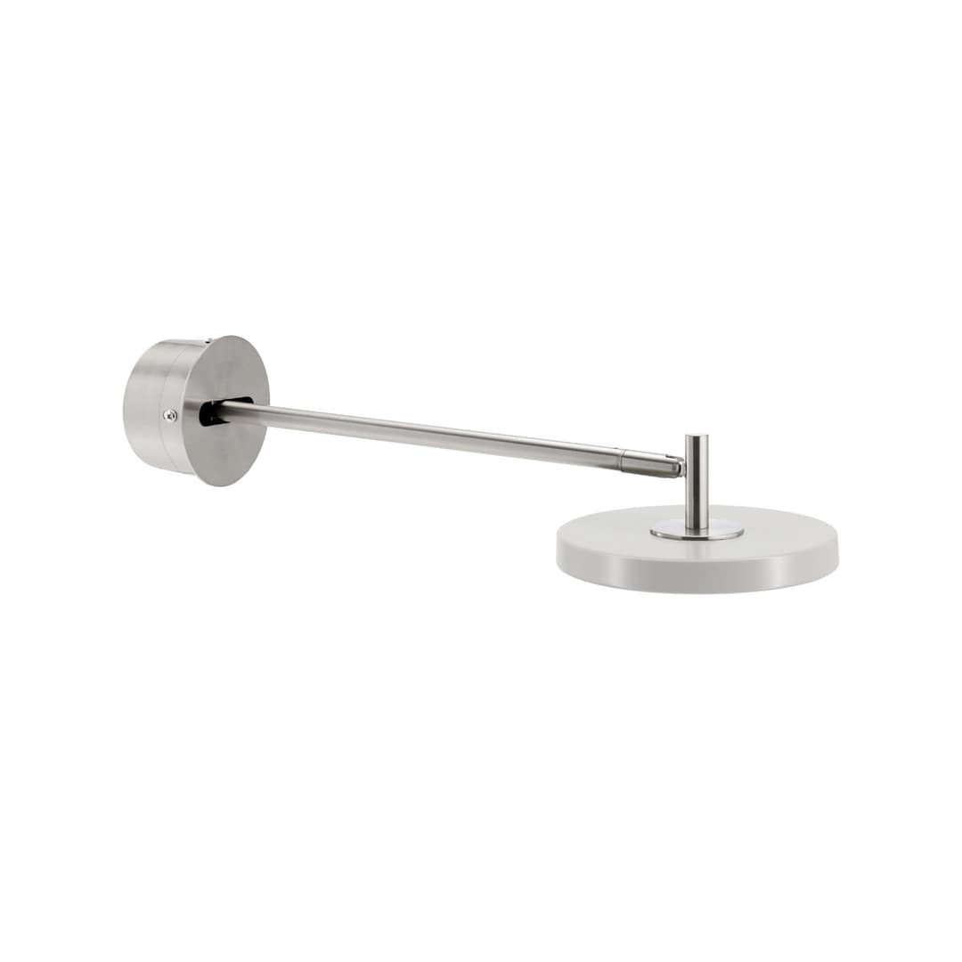 Asteria Long LED-Wandlampe, grau, Stahl, Hardwire - UMAGE - Wohnzimmer - Design - Metall - Einflammig