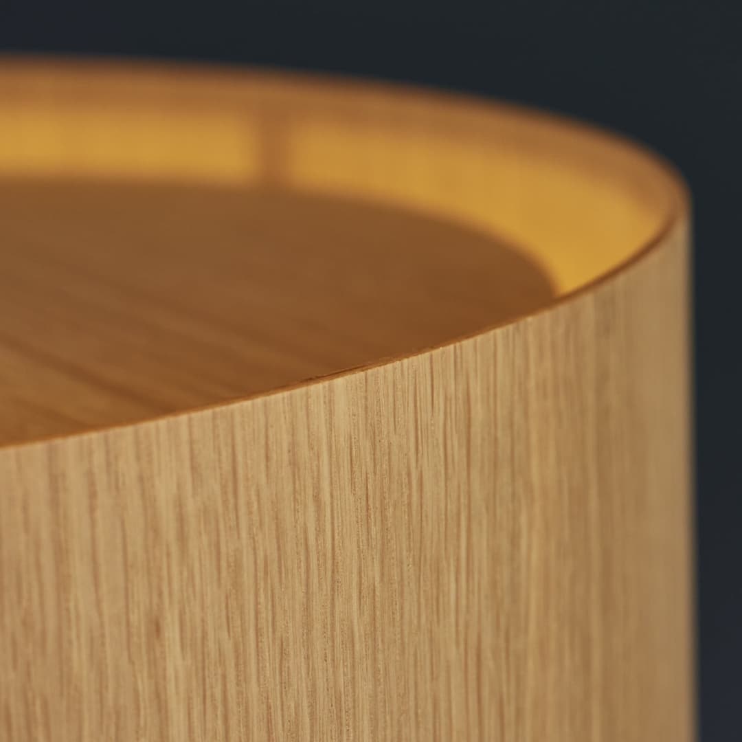 FM 1954 Pendelleuchte Ø28 Oak - Frandsen - Wohnzimmer - Design - Holz - Mit Schirm