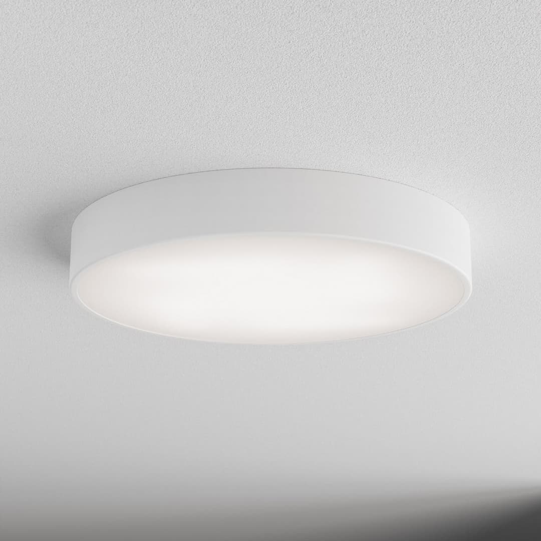 Cleo Deckenleuchte Ø 50 cm weiß Metall IP20 E27 TEMAR LIGHTING - Wohnzimmer - Modern - Rund
