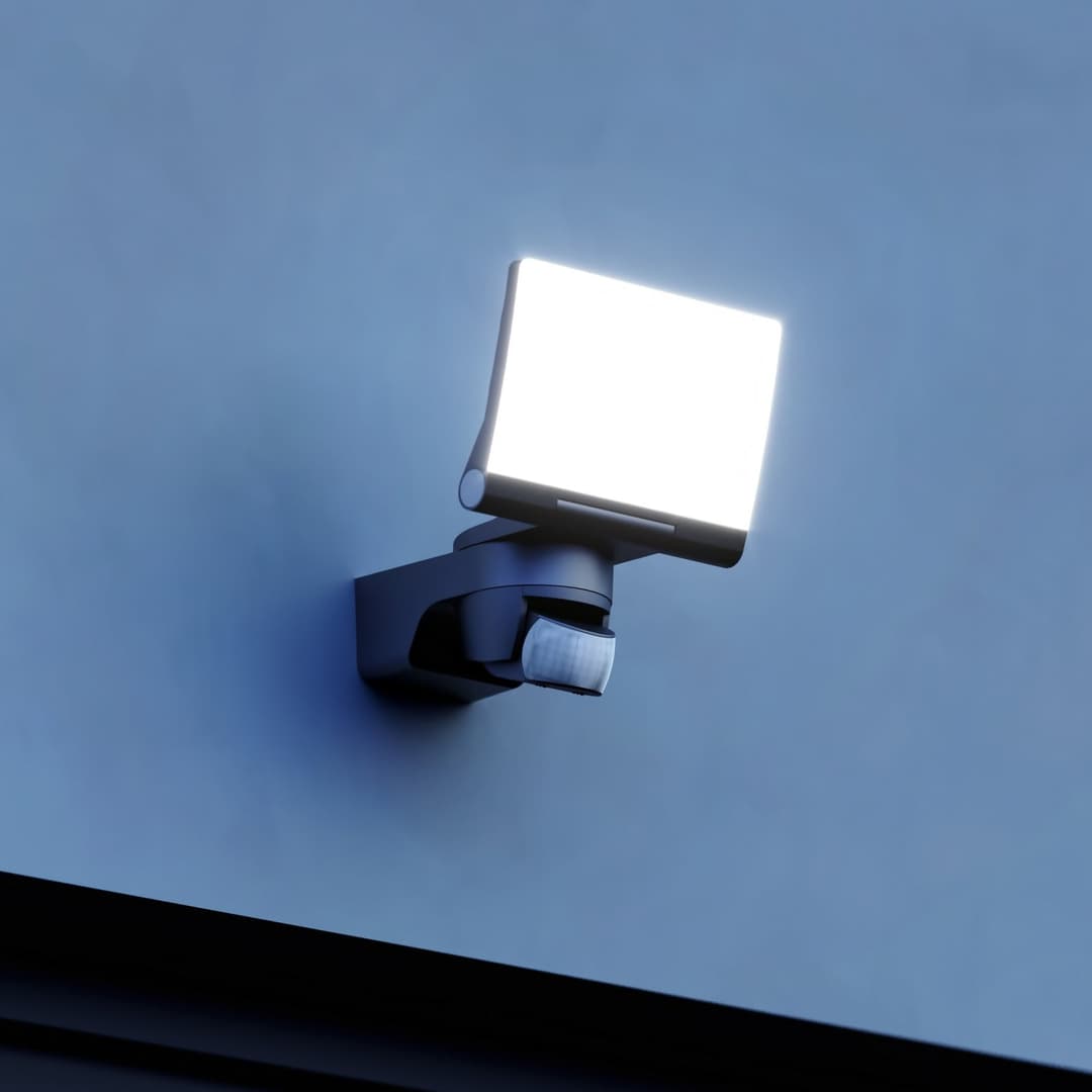 XLED Home 2 SC Smart Sensor-Außenstrahler schwarz - STEINEL - Modern - Kunststoff - Eckig
