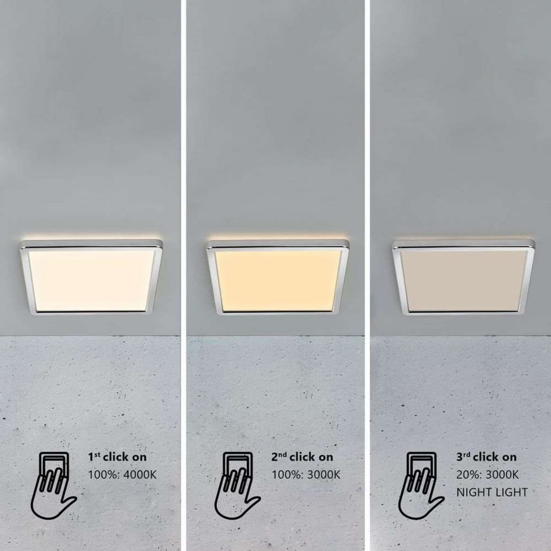 Oja 29 Square Deckenleuchte 3000/4000K White - Nordlux - Wohnzimmer - Kunststoff