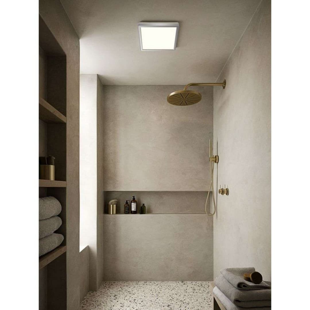Oja Square 29 Deckenleuchte IP54 Chrome - Nordlux - Wohnzimmer - Kunststoff