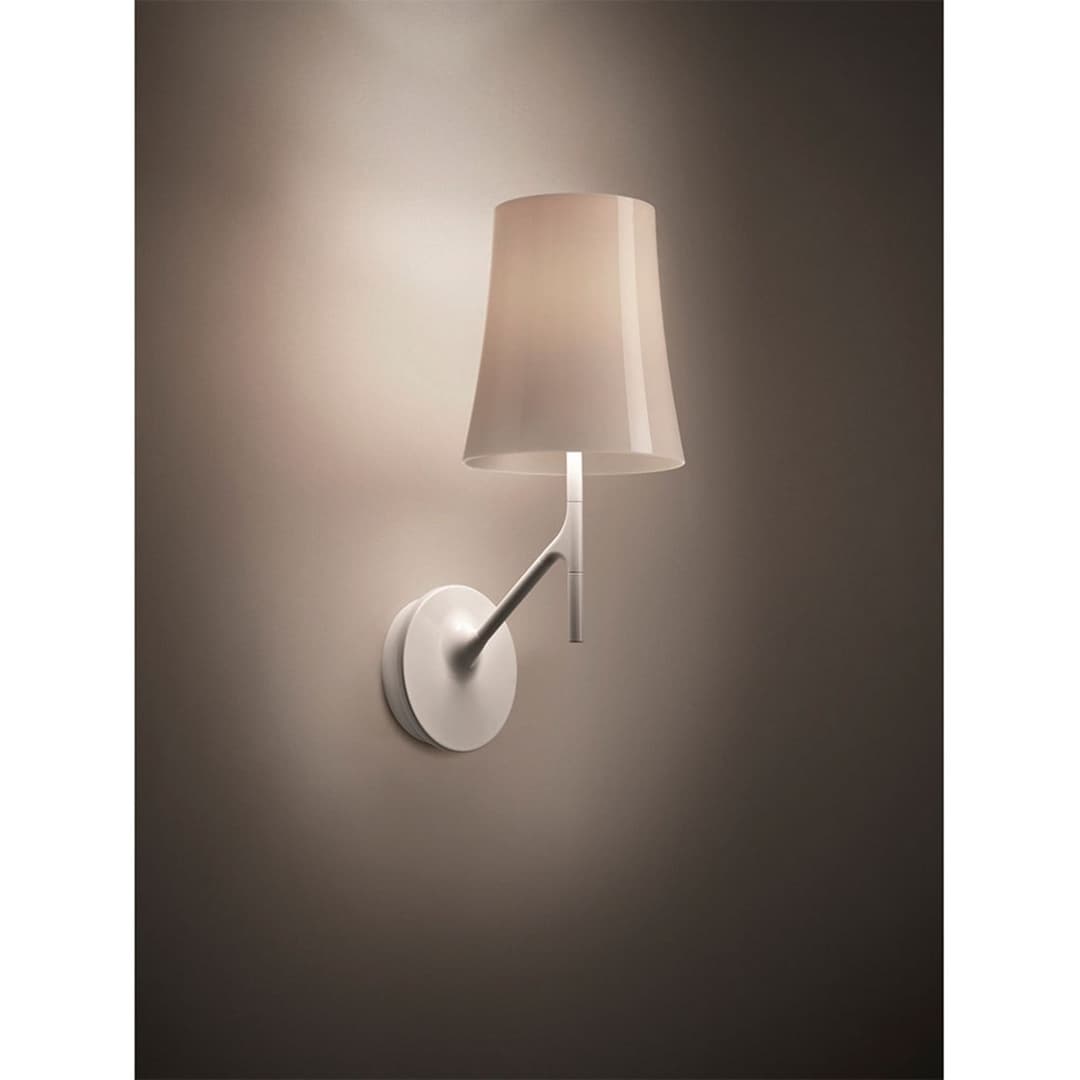 Birdie Wandleuchte White - Foscarini - Wohnzimmer - Metall
