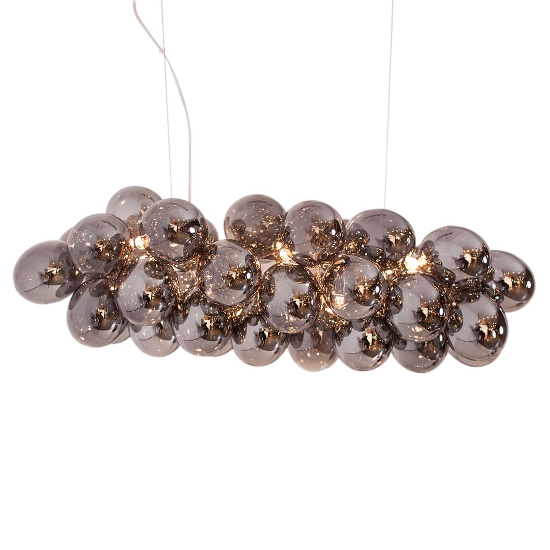 Gross Bar Pendelleuchte L80 Smoke - By Rydéns - Wohnzimmer - Design - Glas - Einflammig