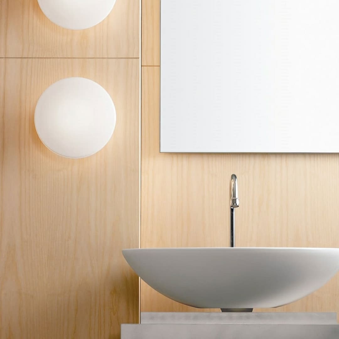 AJ Eklipta Wand-/Deckenleuchte Ø220 White - Louis Poulsen - Wohnzimmer - Glas
