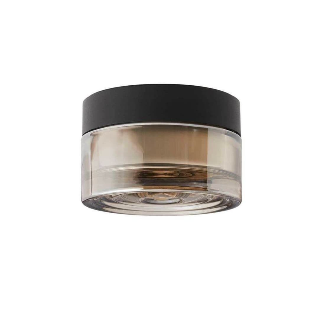 Otto Wave Wandleuchte/Deckenleuchte IP65 Smoked - Loom Design - Badezimmer - Modern - Glas - Einflammig