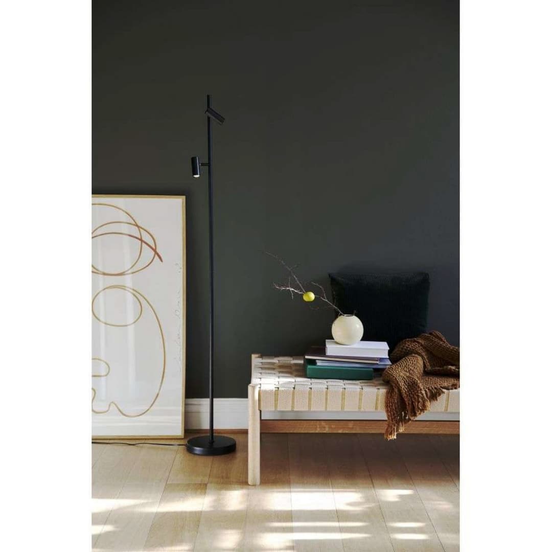 Omari LED Stehleuchte Black - Nordlux - Wohnzimmer - Metall