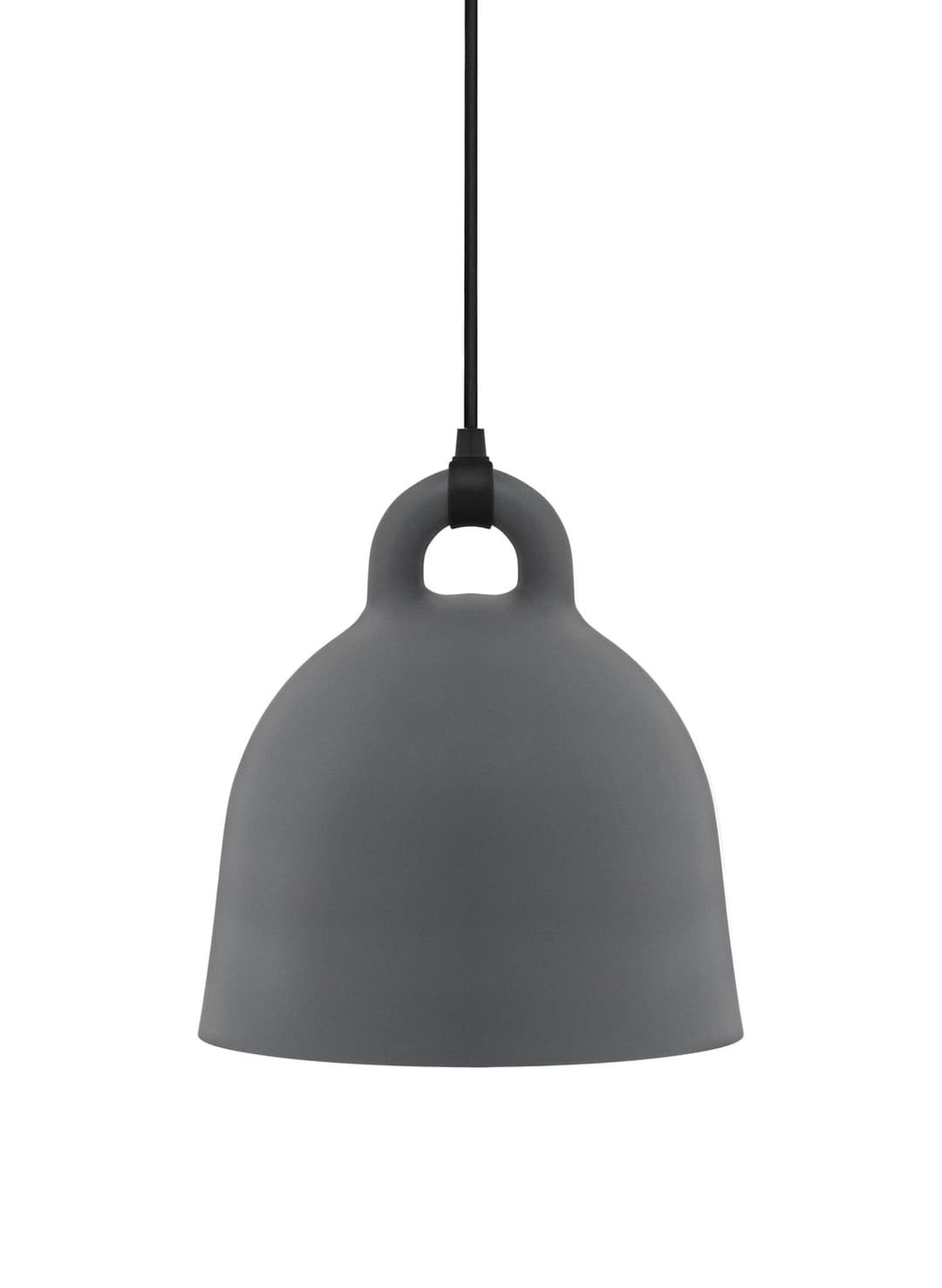 Bell Pendelleuchte Small Grau - Normann Copenhagen - Wohnzimmer - Aluminium
