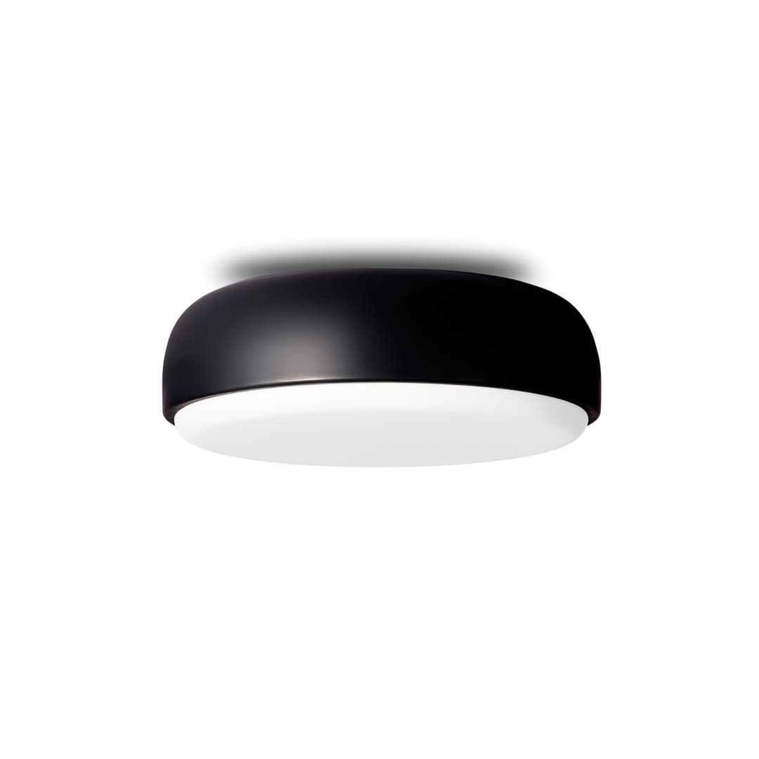 Over Me 40 Deckenleuchte Matt Schwarz - Northern - Wohnzimmer - Design - Metall - Rund