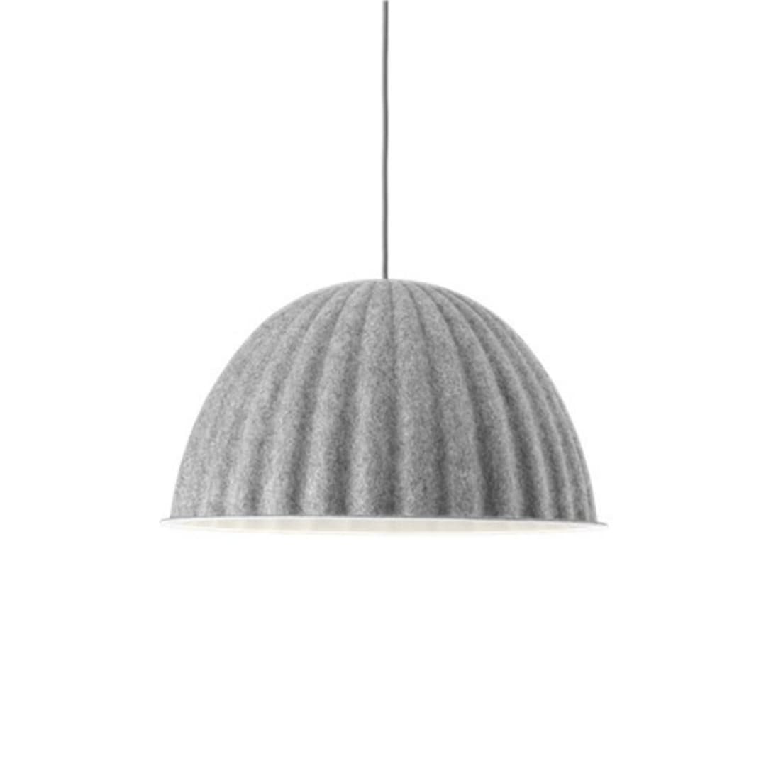 Under The Bell Pendelleuchte Ø55 Grey - Muuto - Esszimmer - Skandinavisch - Stoff / Textil - Einflammig