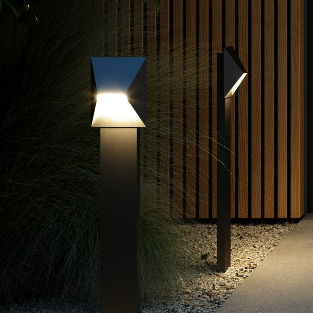 Pontio Gartenleuchte Black - Nordlux Pontio Garden - Modern - Metall - Einflammig
