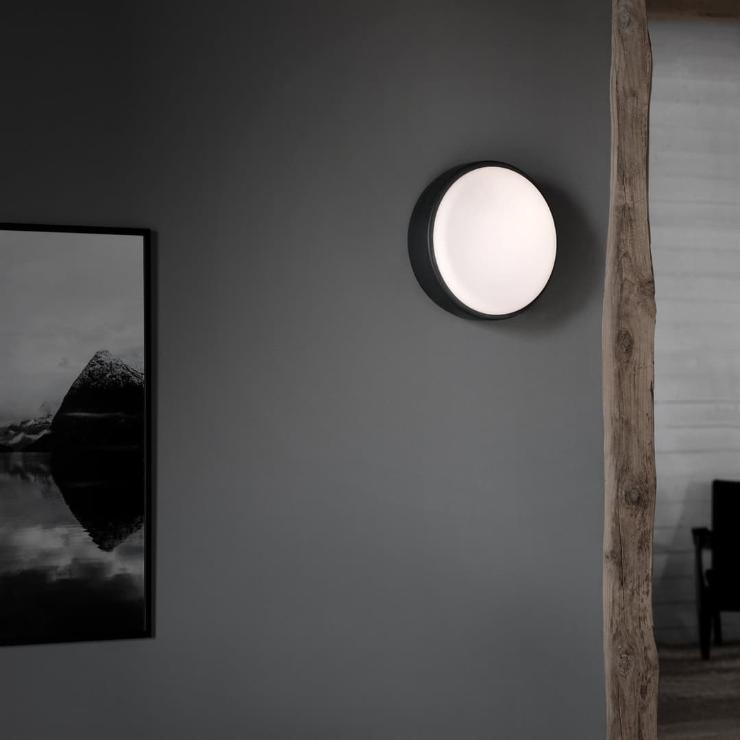 Over Me 30 Deckenleuchte Dunkel Grau - Northern - Wohnzimmer - Design - Metall - Rund