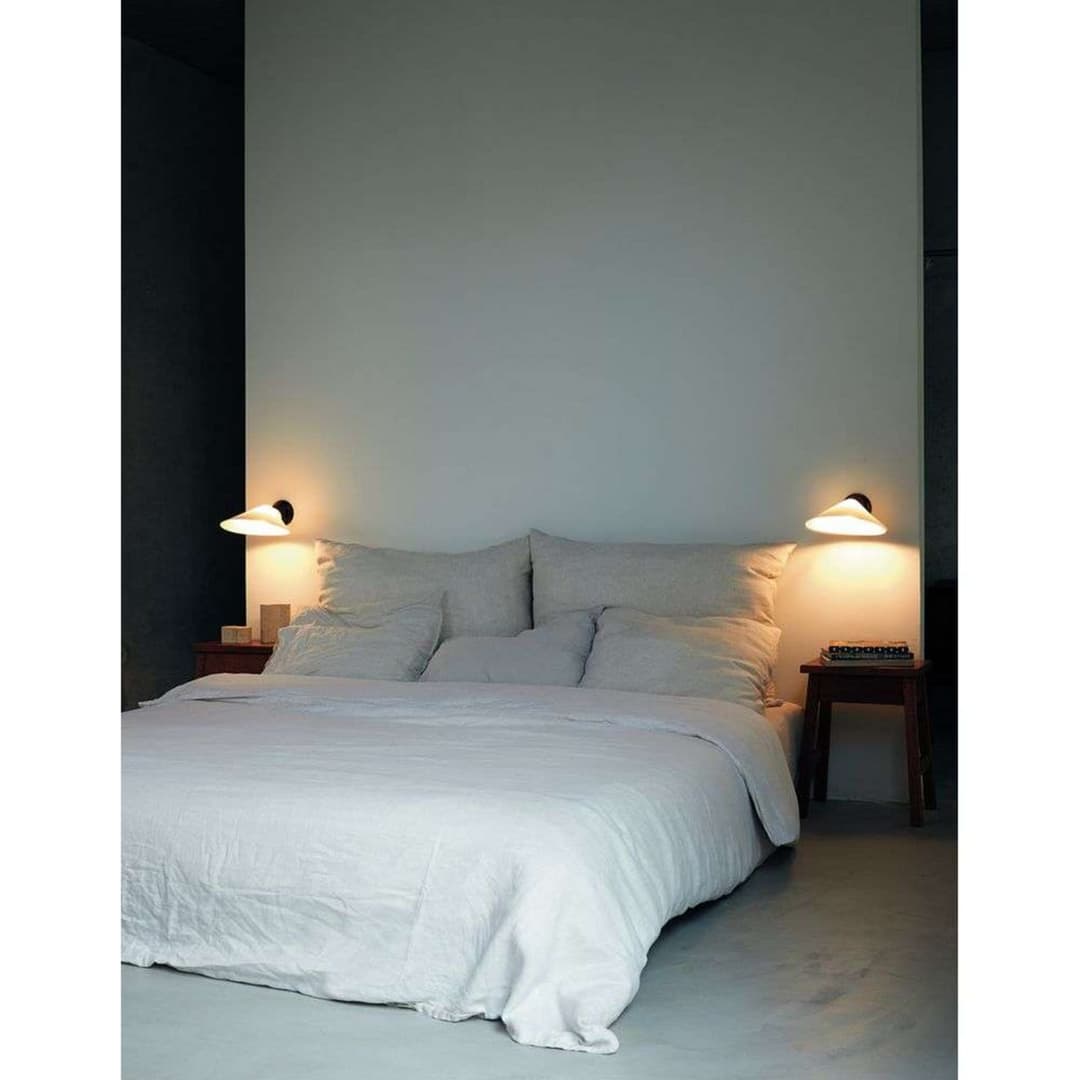 Plume CA Wandleuchte Black/Polycarbonate - DCW - Schlafzimmer - Kunststoff