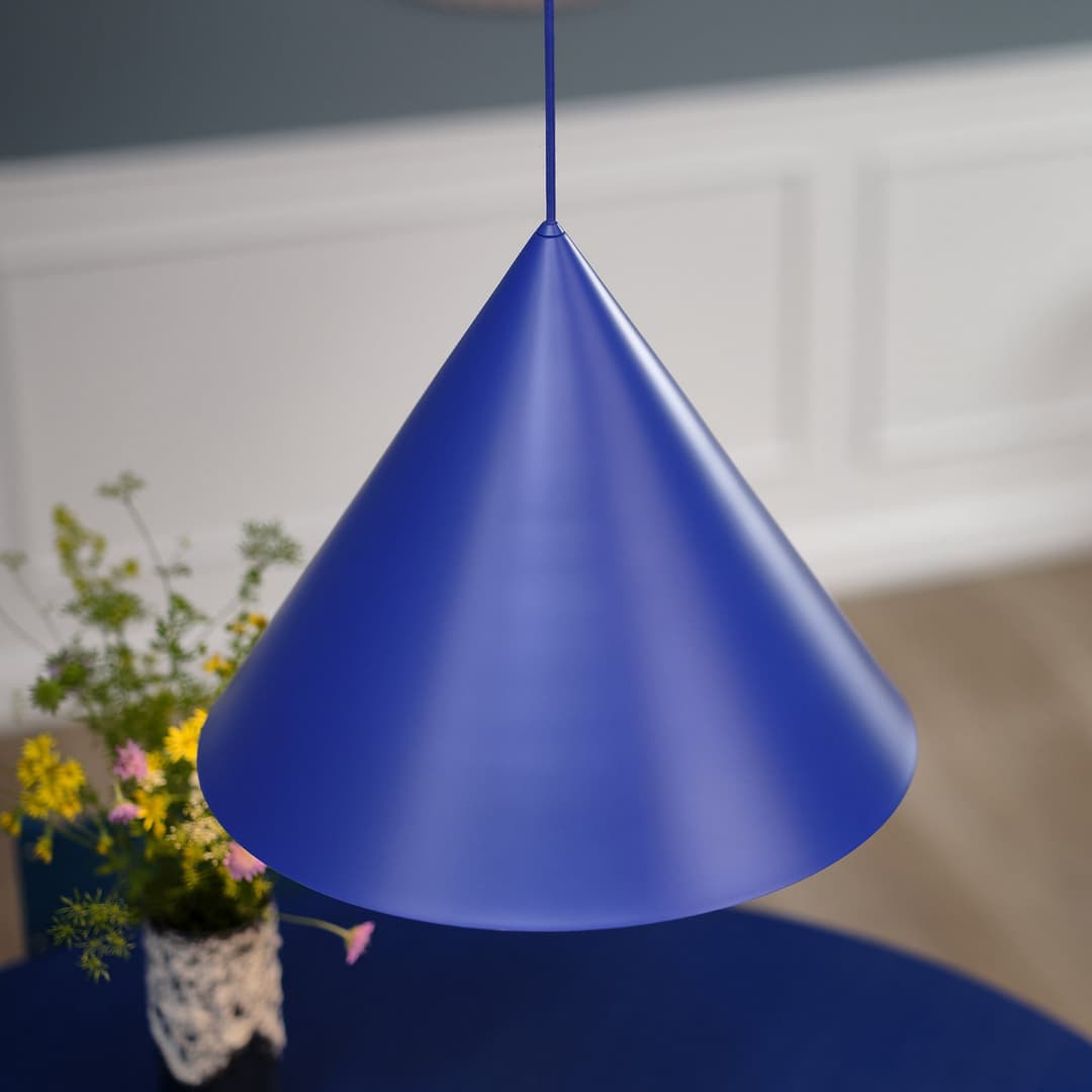 Benjamin Pendelleuchte Ø46 Atomic Blue - Frandsen - Wohnzimmer - Design - Metall - Einflammig