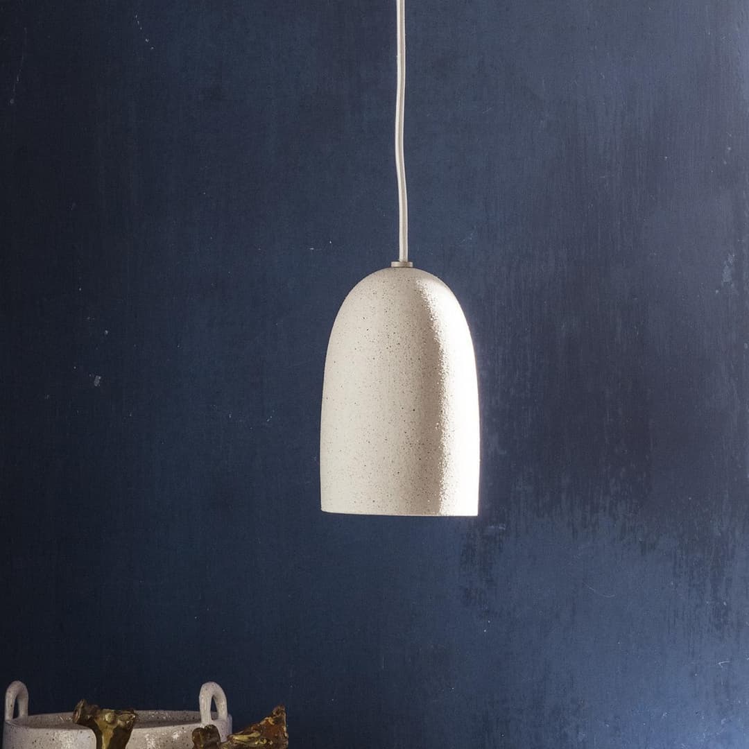 Speckle Pendelleuchte Small Off-White - Ferm Living - Wohnzimmer - Design - Keramik - Einflammig