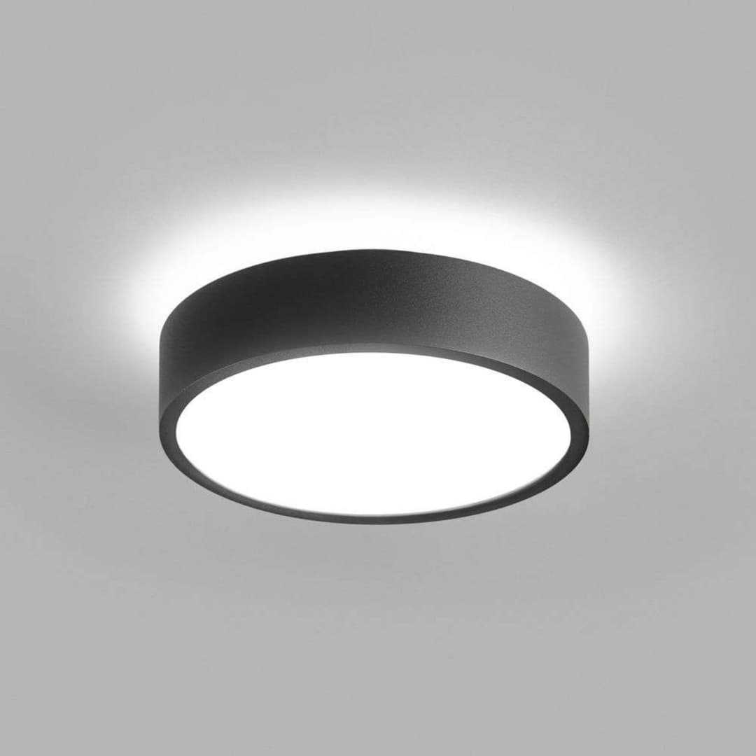 Shadow 2 Deckenleuchte IP54 2700/3000K Black - LIGHT-POINT - Wohnzimmer - Aluminium