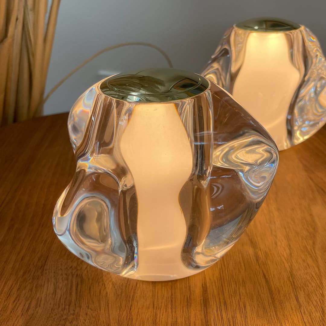 Ice Ball Portable Tischleuchte Gold - Loom Design - Wohnzimmer - Modern - Metall - Kugel