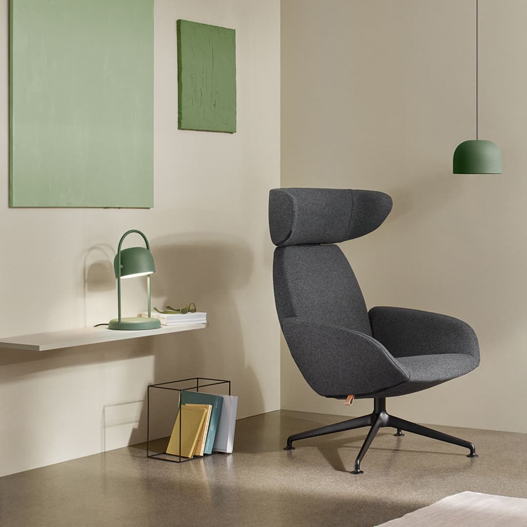 Quay Tischleuchte Pine - PLEASE WAIT to be SEATED - Arbeitszimmer / Büro - Modern - Metall - Mit Schirm