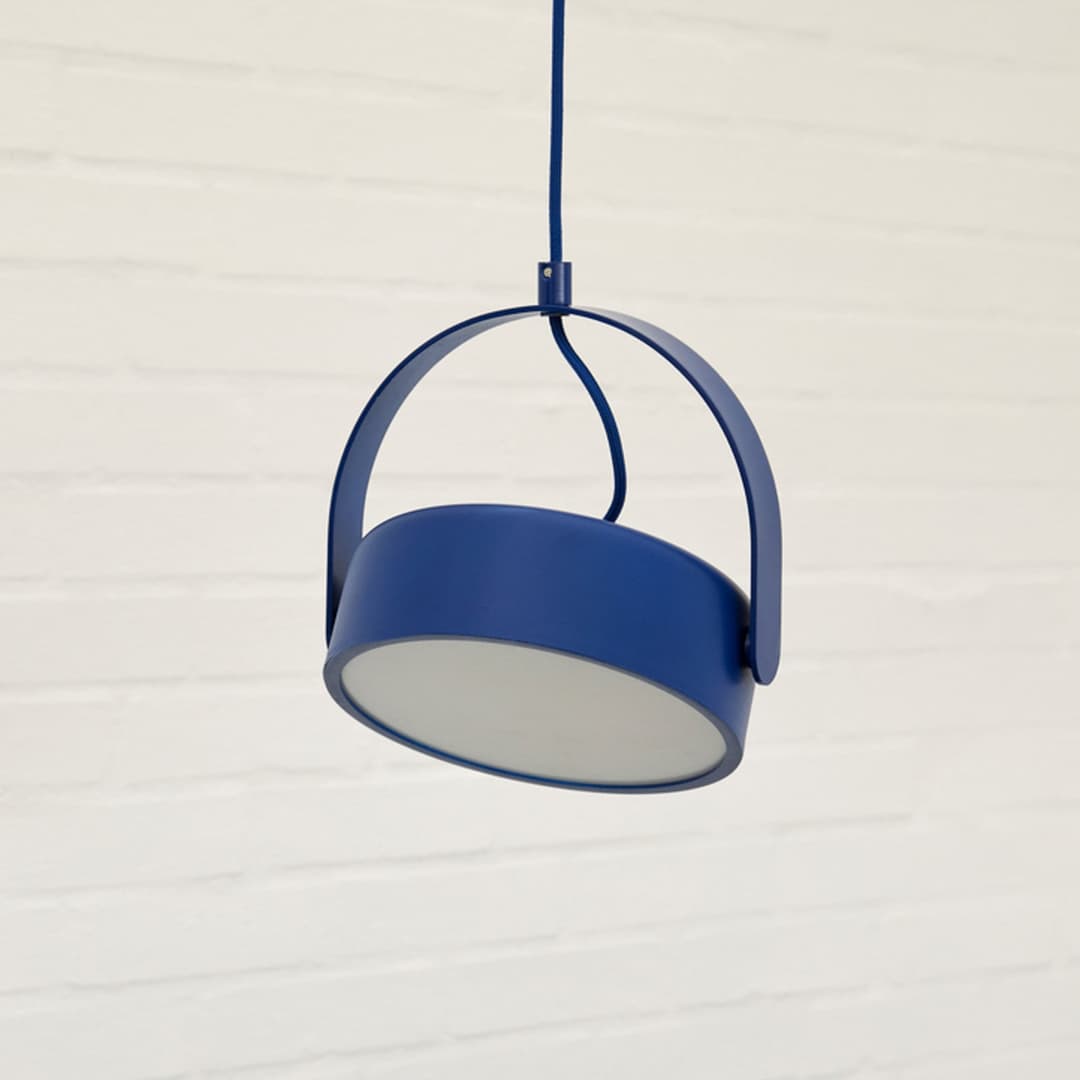 Stage Pendelleuchte Blue - Hübsch - Wohnzimmer - Design - Metall - Einflammig