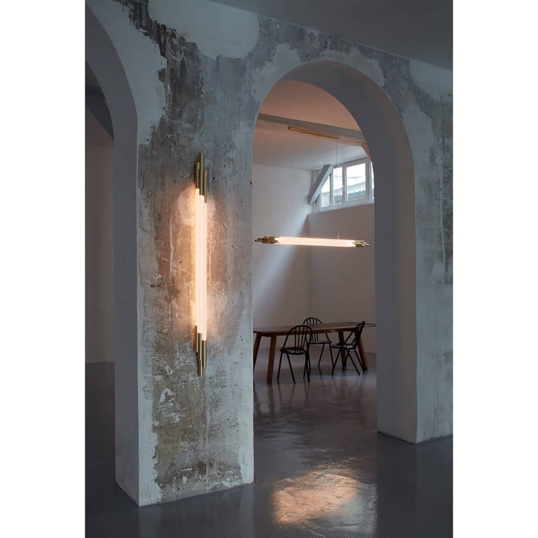 Org Wandleuchte 1050 Gold - DCW - Wohnzimmer - Glas