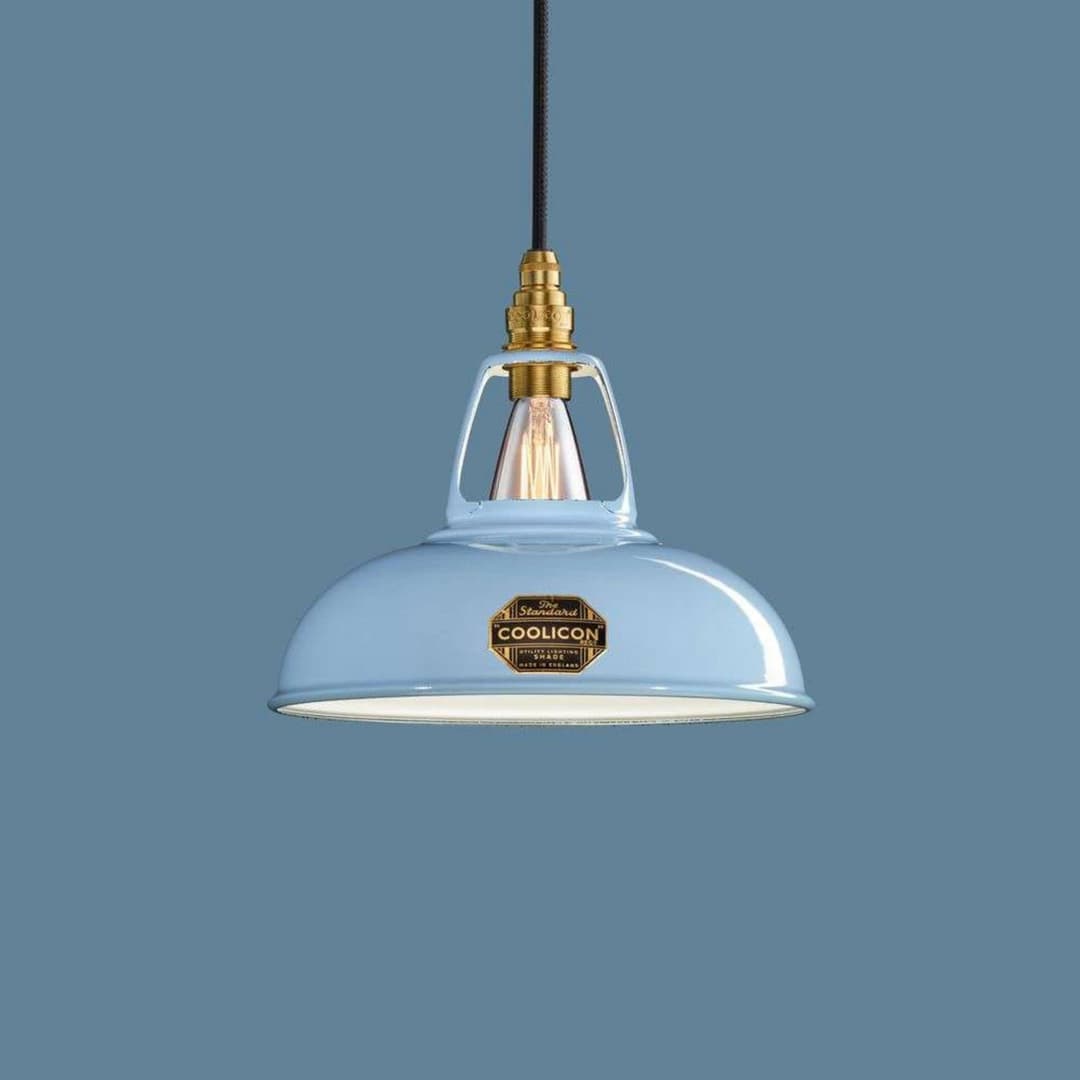 Original 1933 Design Pendelleuchte Pale Blue - Coolicon - Wohnzimmer - Metall
