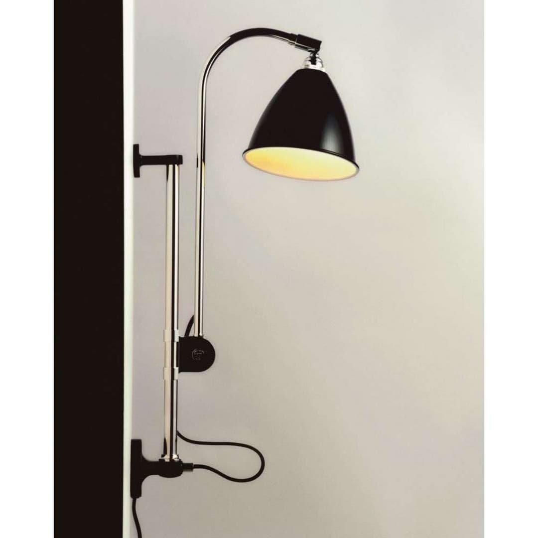 Bestlite BL5 Wandlampe, Ø 16 cm, schwarz/messing - GUBI - Wohnzimmer - Metall