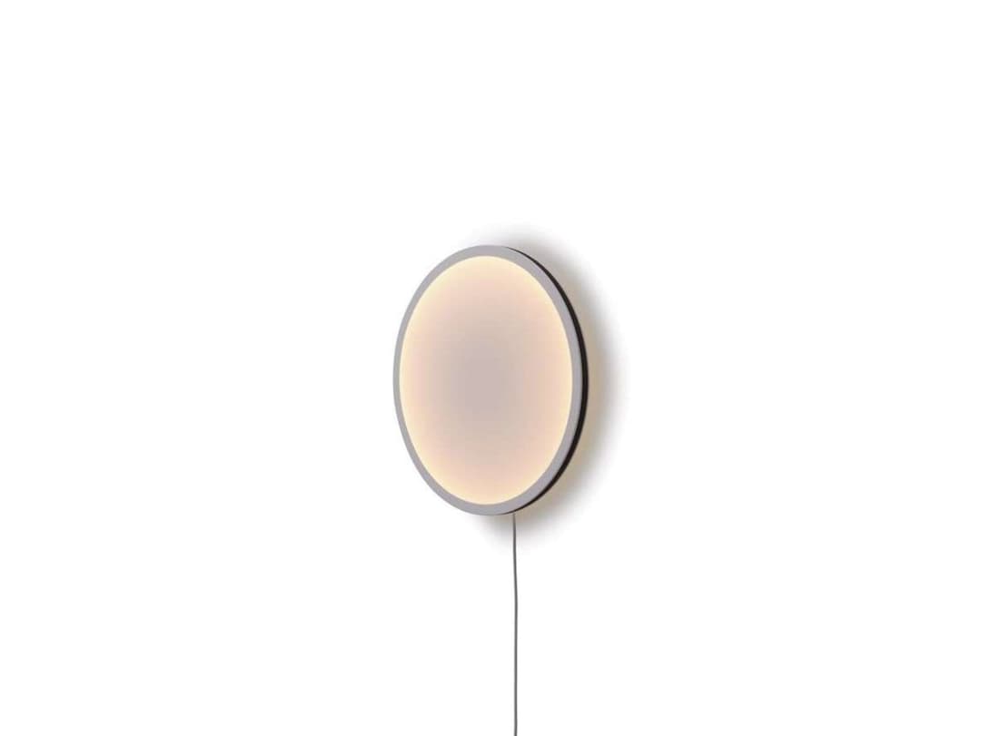 Calm Wandleuchte Ø50 Touch Dim White/Black - Muuto - Wohnzimmer - Aluminium
