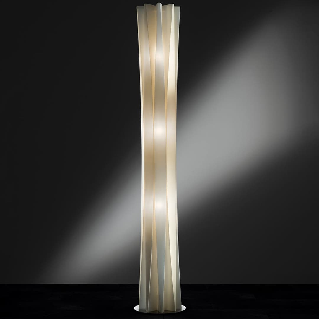 Bach Stehleuchte XXL Golden - SLAMP - Wohnzimmer - Design - Kunststoff