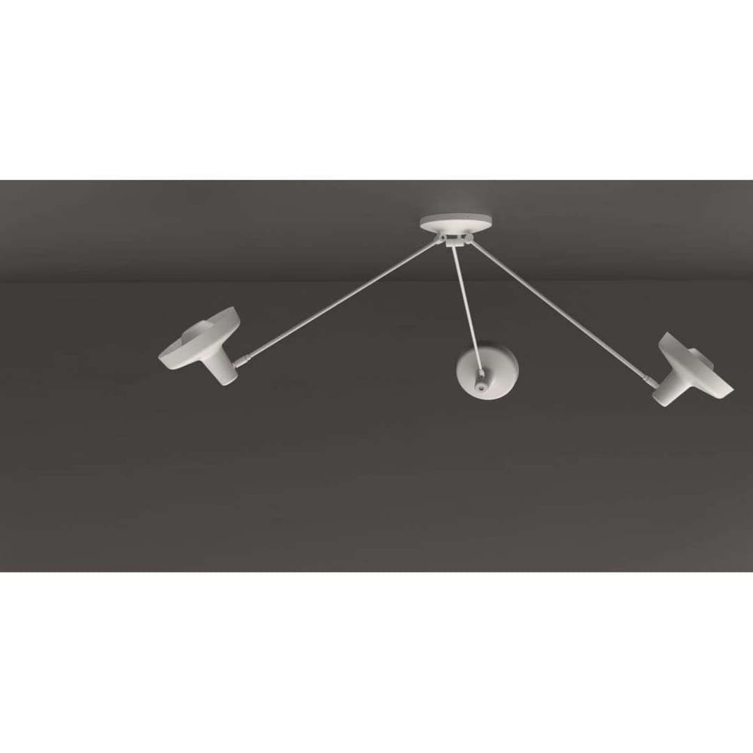 Arigato Palace Triple Deckenleuchte Weiß - Grupa - Küche - Aluminium