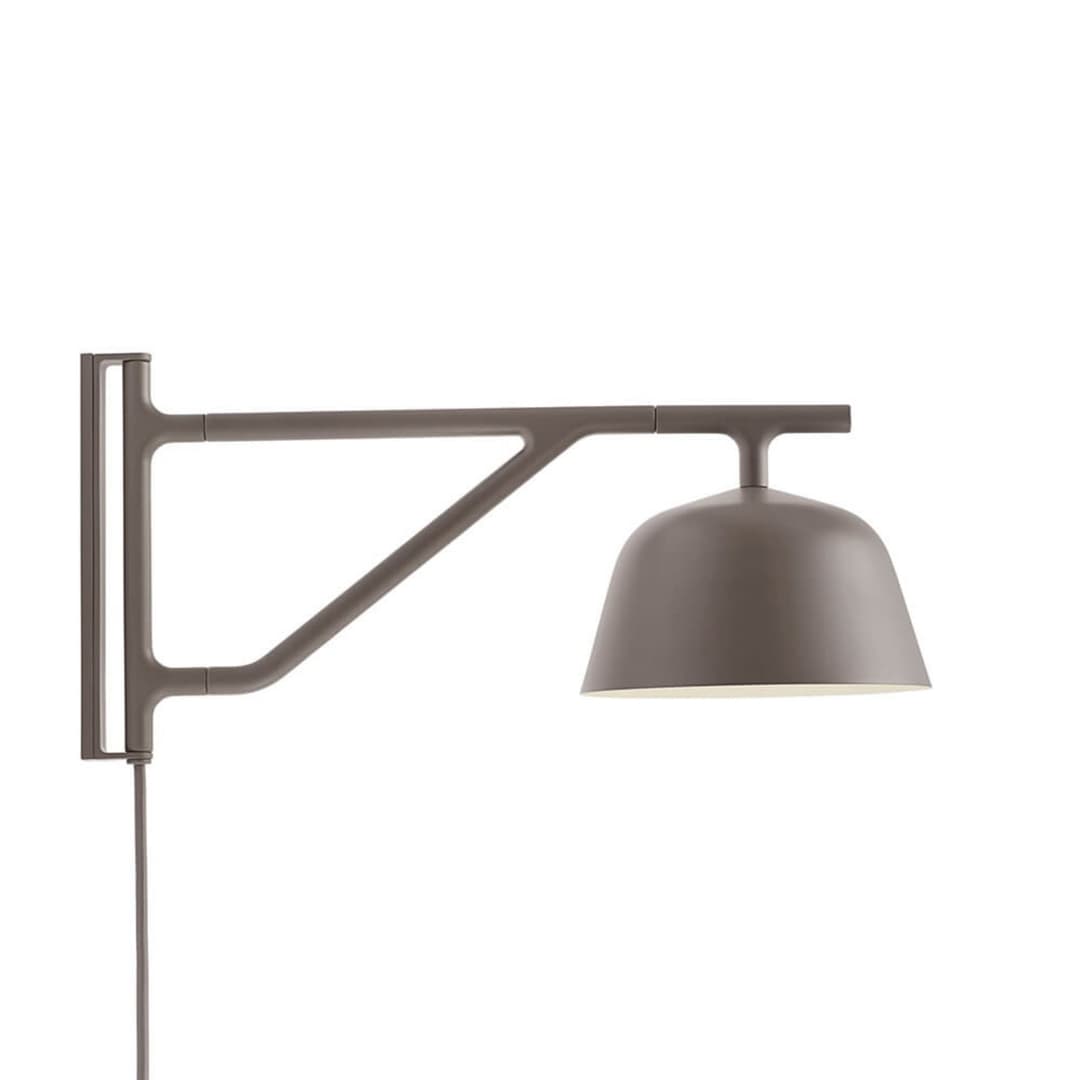 Ambit Wandleuchte Taupe - Muuto - Wohnzimmer - Aluminium